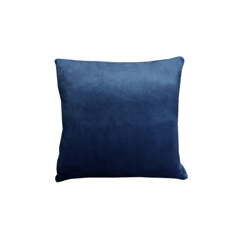 Alastairs Augusta Faux Mink Square Cushion Navy