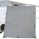 Pop Top Caravan Privacy Screen 2.1 x 1.8M Sun Shade End Wall Roll Out Awning