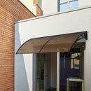Instahut Window Door Awning Door Canopy Patio UV Sun Shield BROWN 1mx2m DIY