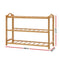 Artiss 3 Tiers Bamboo Shoe Rack Storage Organiser Wooden Shelf Stand Shelves