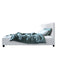 Artiss Neo Bed Frame PU Leather - White King Single