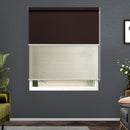Roller Blinds Blockout Blackout Curtains Window Double Dual Shades 0.9X2.1M CRCO