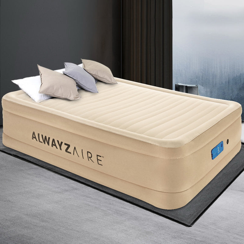 Bestway Air Bed Inflatable Mattress Fortech Built-in AC Pump Home Sleeping