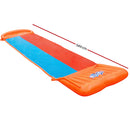 Bestway Inflatable Water Slip And Slide Double 5.49m Kids Splash Toy Outdoor