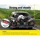Giantz Motorcycle Carrier 2 Arms Rack Ramp Motorbike Dirt Bike 2"Hitch Towbar