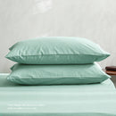 Cosy Club Duvet Cover Quilt Set Flat Cover Pillow Case Essential Green King