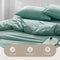 Cosy Club Washed Cotton Quilt Set Green Single