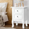 Artiss Bedside Tables Drawers Side Table French Storage Cabinet Nightstand Lamp