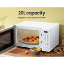 Comfee 20L Microwave Oven 700W Countertop Kitchen Cooker White