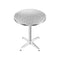 Gardeon Aluminium Adjustable Round Bar Table - Silver