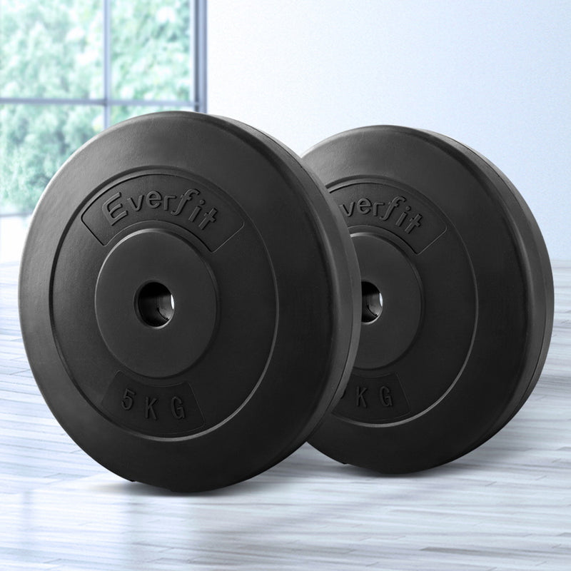 Everfit Home Gym Weight Plate 2 x 5KG