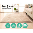 Artiss 140x200cm Floor Rugs Large Ultra Soft Shaggy Rug Carpet Mat Area Beige