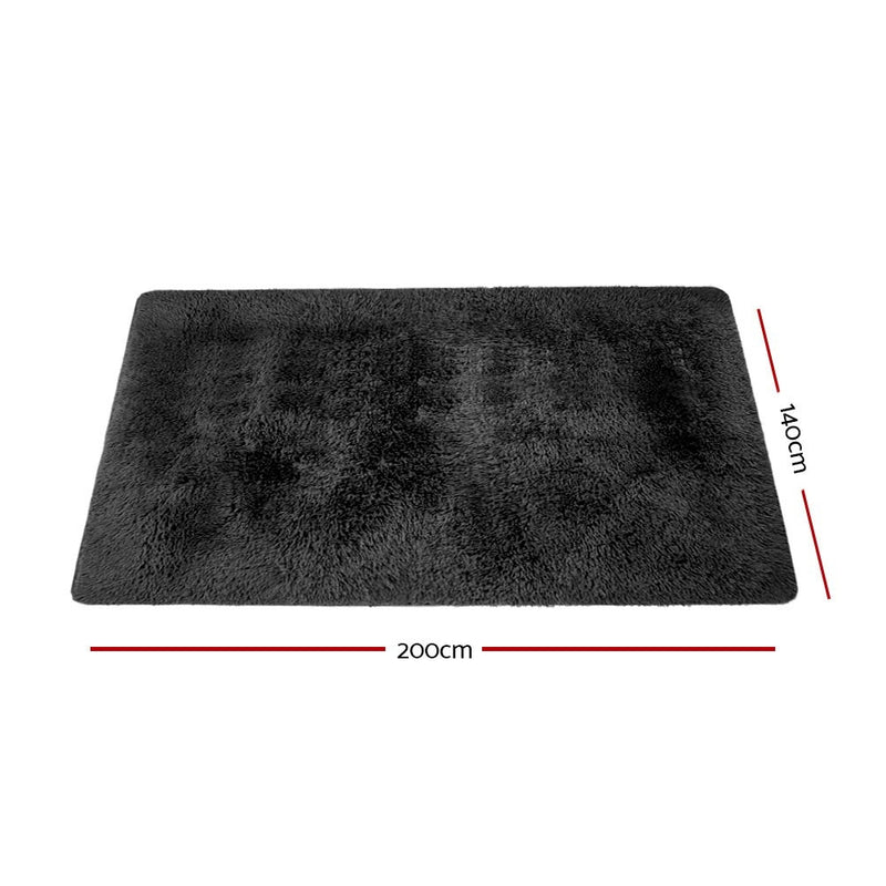 Artiss 140x200cm Floor Rugs Ultra Soft Shaggy Rug Large Carpet Anti-slip Area