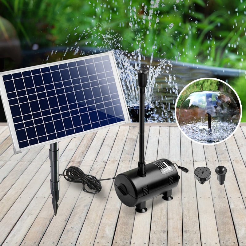 Gardeon 1400L/H Submersible Fountain Pump with Solar Panel