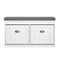 Artiss Shoe Cabinet Bench Shoes Storage Rack Organiser Drawer White Shelf 12 Pairs Box