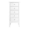 Artiss 5 Tallboy Chest of Drawers Storage Cabinet Bedside Table Dresser White