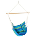 Gardeon Hanging Hammock Chair Swing Indoor Outdoor Portable Camping Blue