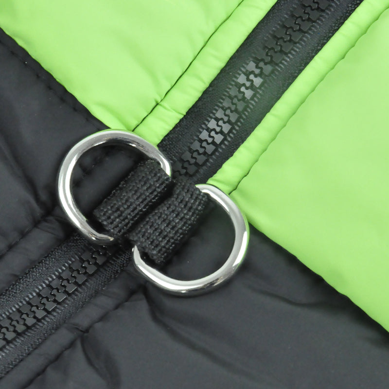 PaWz PaWz Dog Winter Jacket Padded  Pet Clothes Windbreaker Vest Coat 2XL Green