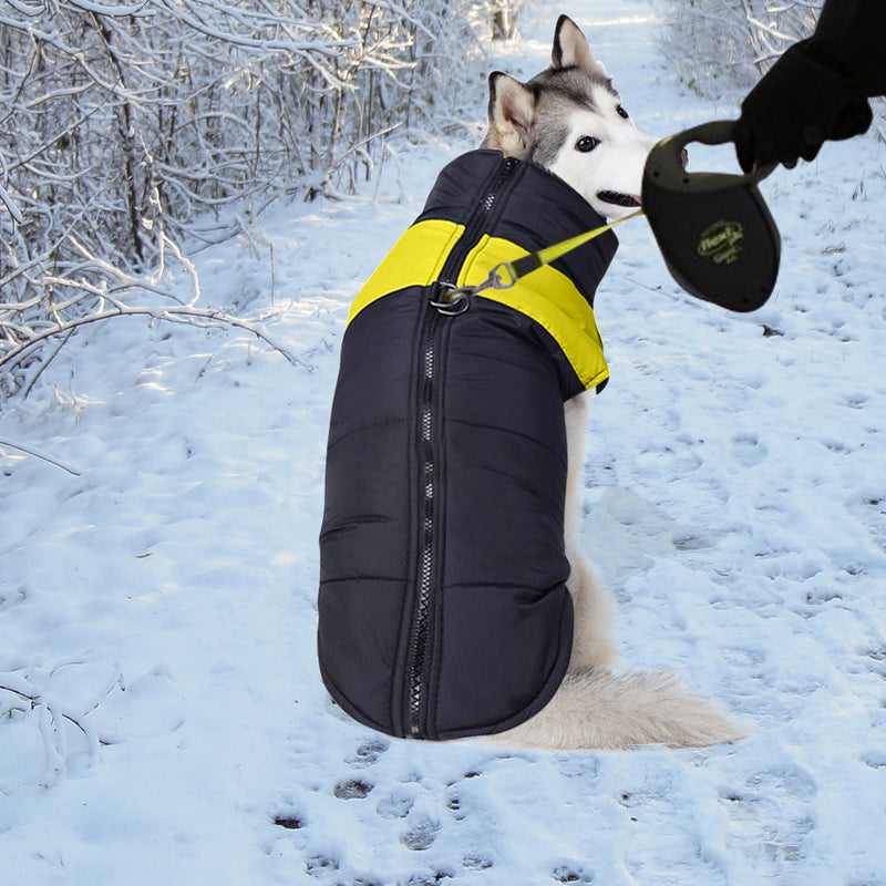 PaWz PaWz Dog Winter Jacket Padded Pet Clothes Windbreaker Vest Coat 2XL Orange