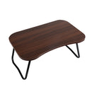Artiss Laptop Desk Portable Tray Table Foldable Bed Tables Breakfast Overbed Dark Wood