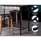 Artiss Vintage Industrial High Bar Table for Stool Kitchen Cafe Desk Dark Brown