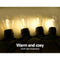 Jingle Jollys 86m LED Festoon String Lights 90 Bulbs Kits Wedding Party Christmas S14