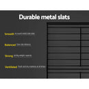Artiss Metal Bed Frame Double Size Mattress Base Platform Foundation Black Dane
