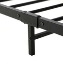 Artiss Metal Bed Frame Queen Size Mattress Base Platform Foundation Black Dane