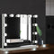 Embellir Hollywood Makeup Mirror With Light 12 LED Bulbs Vanity Lighted Silver 58cm x 46cm