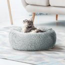 i.Pet Pet bed Dog Cat Calming Pet bed Small 60cm Light Grey Sleeping Comfy Cave Washable
