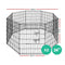 i.Pet Pet Playpen Dog Playpen 2X36" 8 Panel Exercise Cage Enclosure Fence