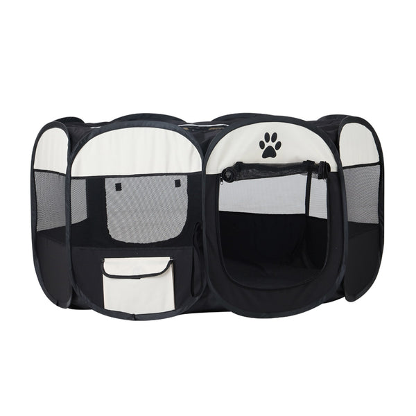 i.Pet Pet Dog Playpen Enclosure Crate 8 Panel Play Pen Tent Bag Puppy Fence 2XL
