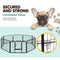 i.Pet Pet Dog Playpen 8 Panel Puppy Exercise Cage Enclosure Fence 80x60cm