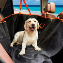 Pet Seat Cover Cat Dog Car Hammock Nonslip Premium Waterproof Back Zipper Black
