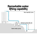 Giantz Multi Stage Water Pump Pressure Rain Tank Garden Farm House Irrigation 2000W Yellow Controller