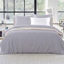 Giselle Bedding Super King Size Classic Quilt Cover Set - Grey