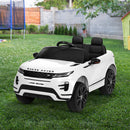 Kids Ride On Car Licensed Land Rover 12V Electric Car Toys Battery Remote White