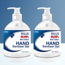 Relifeel Hand Sanitiser 1L 500mL x2 72% Alcohol Sanitizer Gel Instant Wash