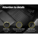 Weisshorn Car Rubber Floor Mats Front And Rear For Toyota RAV4 2019-2022