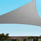 Instahut Sun Shade Sail Cloth Shadecloth Triangle Canopy Awning 280gsm 3x3x3m Grey