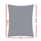 Instahut Sun Shade Sail Cloth Shadecloth Outdoor Canopy Rectangle 280gsm 4x5m