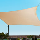 Instahut 4x6m Shade Sail Sun Shadecloth Canopy 280gsm Sand