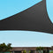 Instahut Sun Shade Sail Canopy Triangle 280gsm 5x5x5m Black