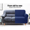 Artiss High Stretch Sofa Cover Couch Protector Slipcovers 2 Seater Navy