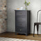 Artiss Vintage Bedside Table Chest 4 Drawers Storage Cabinet Nightstand Black