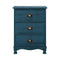 Artiss Bedside Tables Drawers Side Table Cabinet Vintage Blue Storage Nightstand