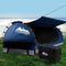 Weisshorn Swag King Single Camping Swags Canvas Free Standing Dome Tent Dark Blue with 7CM Mattress