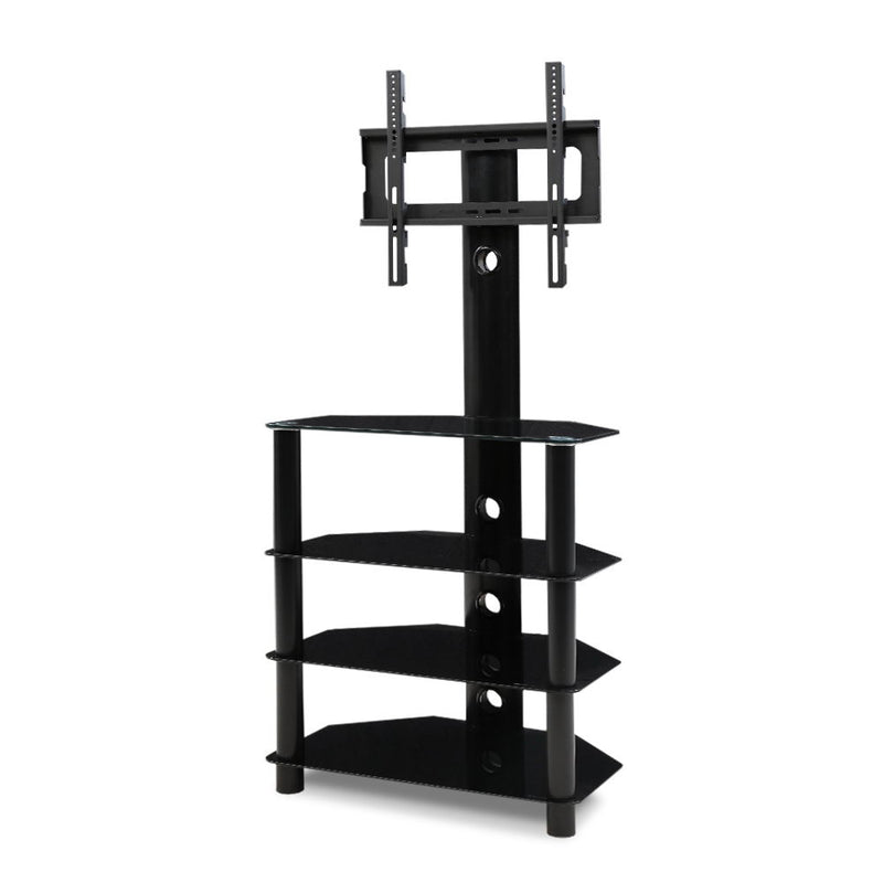 Artiss TV Mount Stand Swivel Bracket 4 Tier Floor Shelf 32 to 50 inch Universal