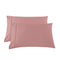 Royal Comfort Kensington 1200 Thread Count 100% Cotton Stripe Quilt Cover Set - Queen - Desert Rose