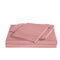 Royal Comfort Kensington 1200 Thread Count 100% Cotton Stripe Quilt Cover Set - Super King - Desert Rose
